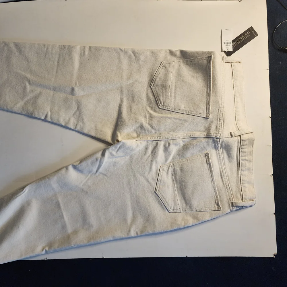 Men's Cream Jeans 32/34 - Picture 3 of 10
